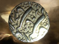 Old persian coin 3D Model