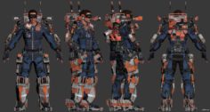 MC The Surge [Exoskeleton 3] 3D Model