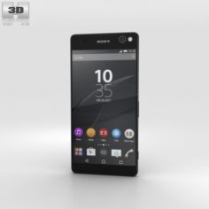 Sony Xperia C5 Ultra Black 3D Model