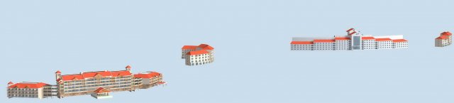 Urban planning – commercial buildings 181 3D Model