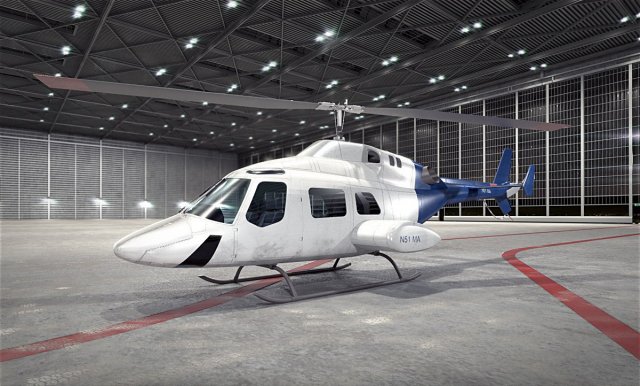 Helicopter 3D Model