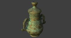 Old bronze jar 3D Model