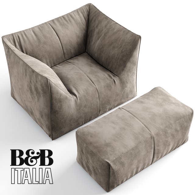 BB ITALIA LE BAMBOLE ARMCHAIR 3D Model