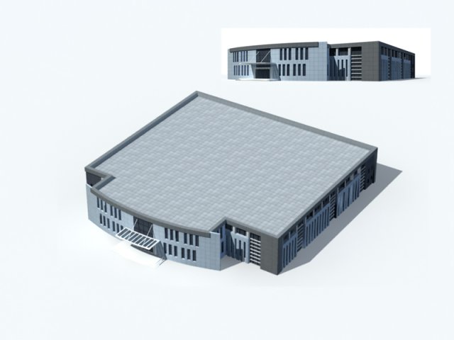 City – high-rise office 240 3D Model