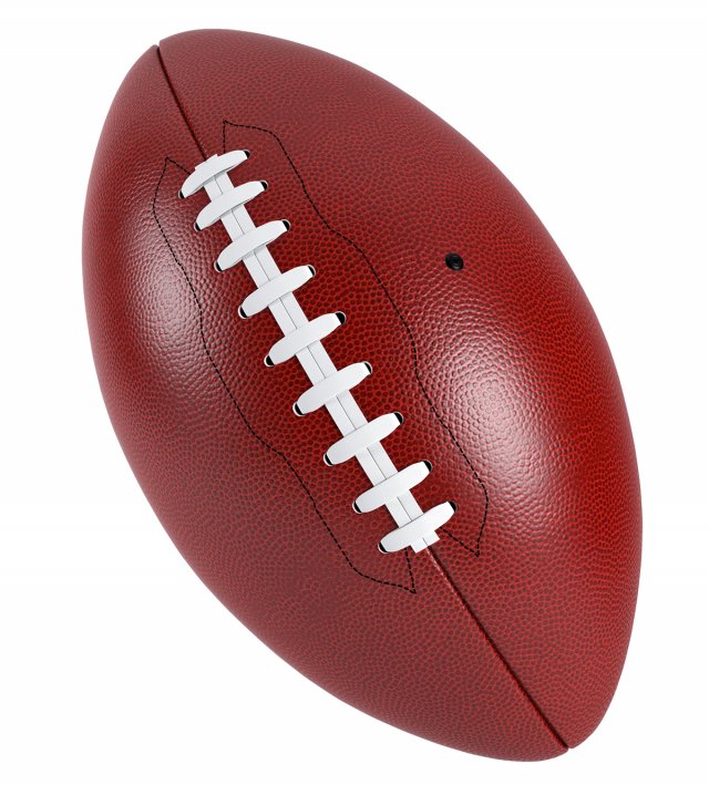 America football 01 3D Model