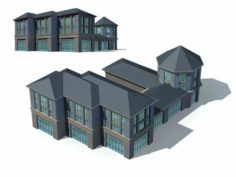 City – multi-storey commercial office building 67 3D Model