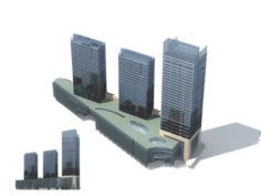 City – high-rise office 49 3D Model