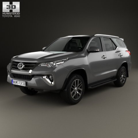 Toyota Fortuner 2016 3D Model