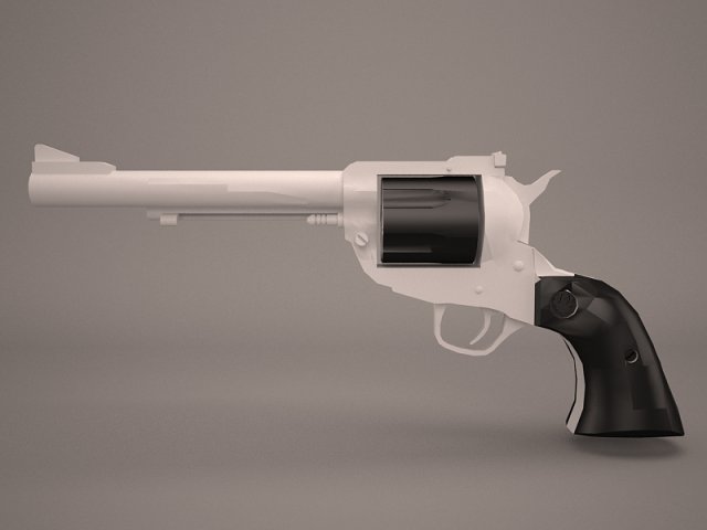 Revolver Ruger LCR 3D Model