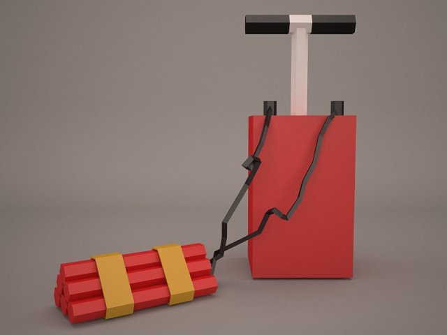 Dynamite 1 3D Model