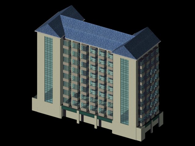 Urban planning – commercial buildings 87 3D Model