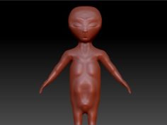 Classic alien 3D Model
