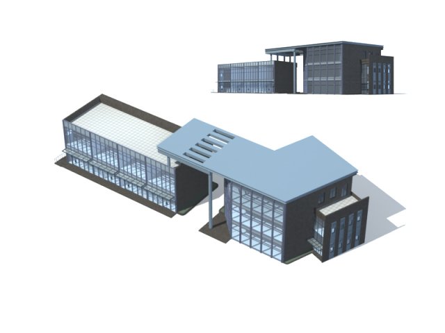 City – high-rise office 292 3D Model