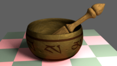 Singing bowl 3D Model