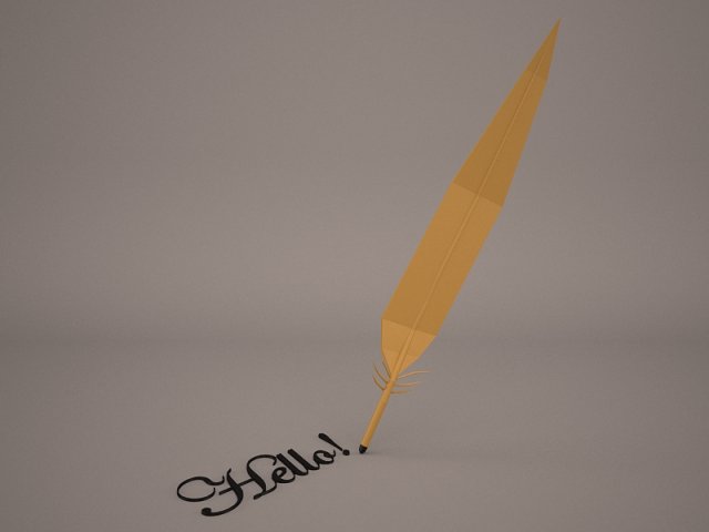 Feather 3D Model