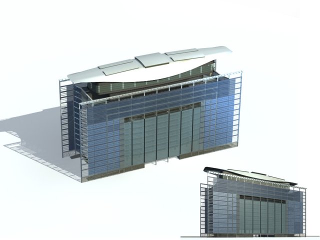 City – high-rise office 102 3D Model