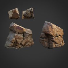 3d scanned nature stone 010 3D Model