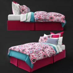 Bedclothes kids 2 3D Model