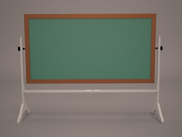 Chalkboard 3D Model
