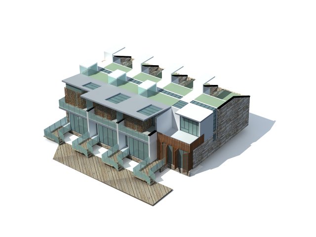 Urban architecture – private villas 31 3D Model