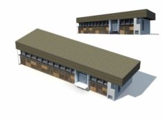 City – multi-storey commercial office building 99 3D Model