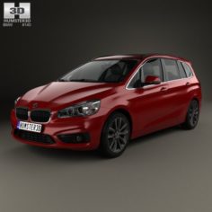 BMW 2 Series Gran Tourer F46 Sport Line 2015 3D Model