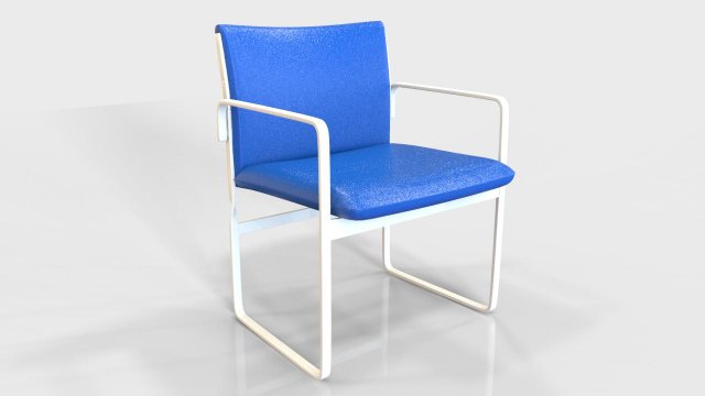 B ArmChair 3D Model - 3DHunt.co