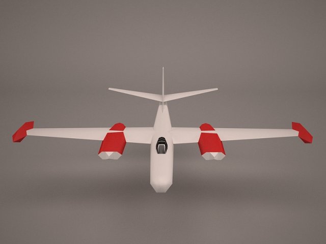 Military Aircraft 58 3D Model