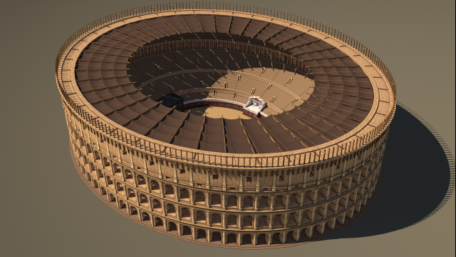 Roman Colosseum Reconstruction 3D Model