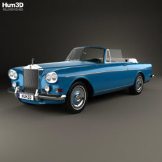 Rolls-Royce Silver Cloud III Mulliner Park Ward Drop Head Coupe 1966 3D Model