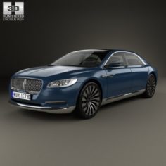 Lincoln Continental 2015 3D Model