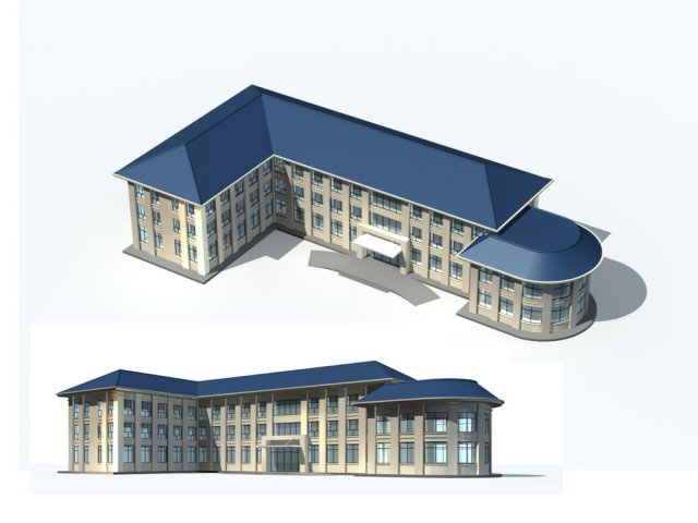 City – high-rise office 197 3D Model