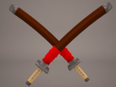 Sword Saber 3 3D Model