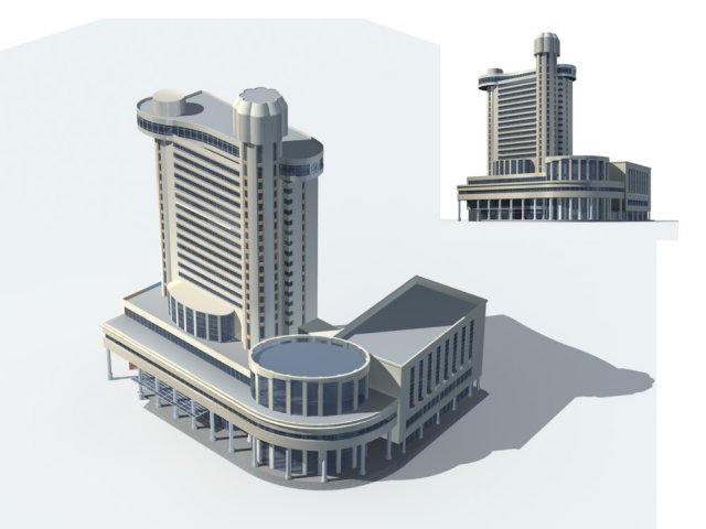 City – high-rise office 139 3D Model