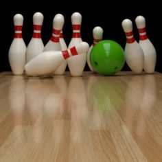 Bowling						 Free 3D Model