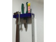Steel rule attachment for my tool holder 3D Print Model