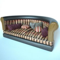 Semicircular sofa 3D Model