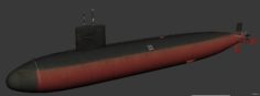 USS Narwhal 3D Model