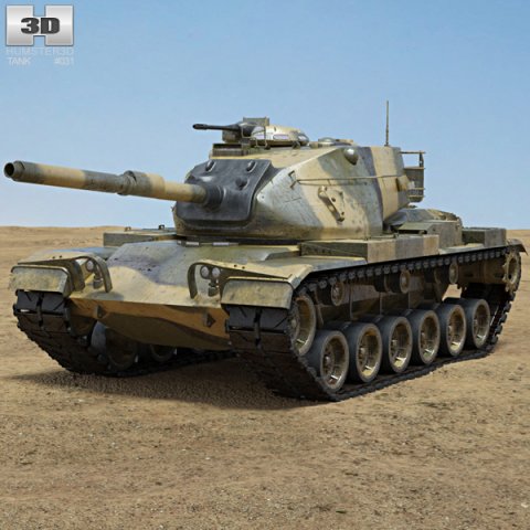 M60 Patton 3D Model