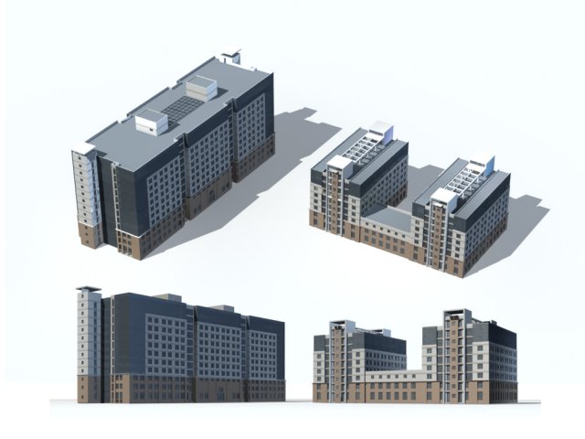 City – high-rise office 174 3D Model