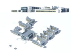 City – high-rise office 83 3D Model