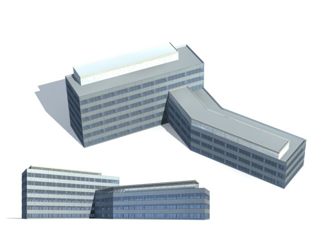 City – high-rise office 193 3D Model