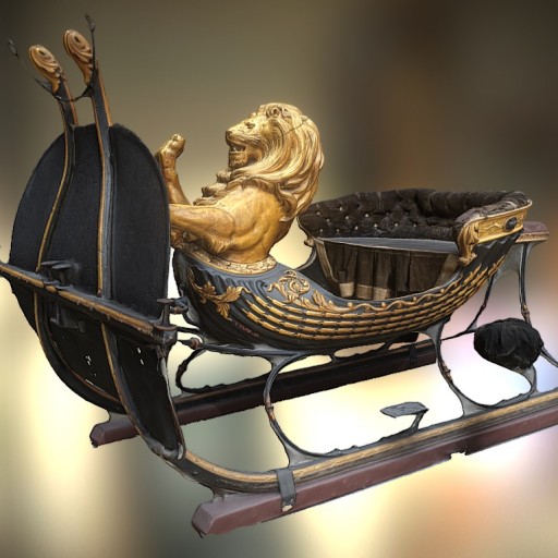 Royal sledge, L’Elan number 43						 Free 3D Model