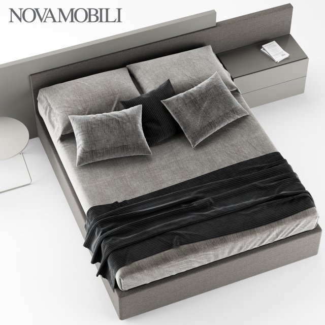 NOVAMOBILI TIME BED 3D Model