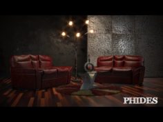 Couch scene 1 3D Model