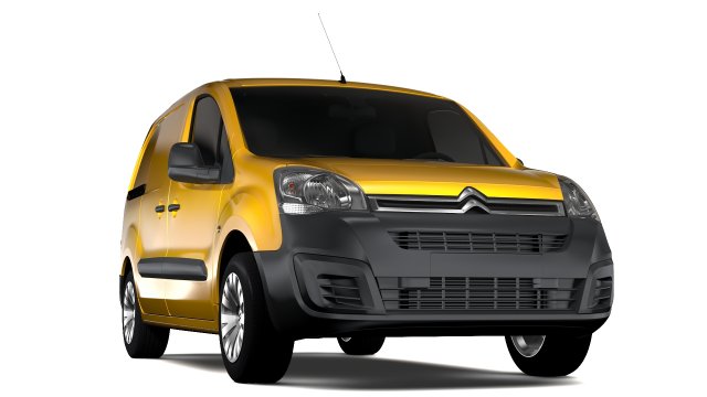 Citroen Berlingo Van L1 2slidedoors 2017 3D Model