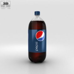 Pepsi Bottle 2L 3D Model
