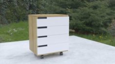 Modern office cabinet 3D Model