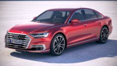 Audi A8 2018 3D Model