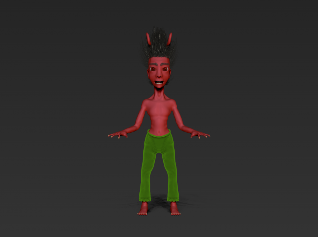 Mini little monster 3D Model